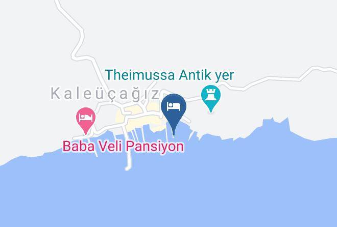 Antalya - Theimussa Pension Maps