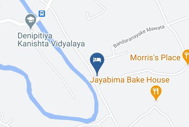 Galle - Themashi Holiday Resort Maps