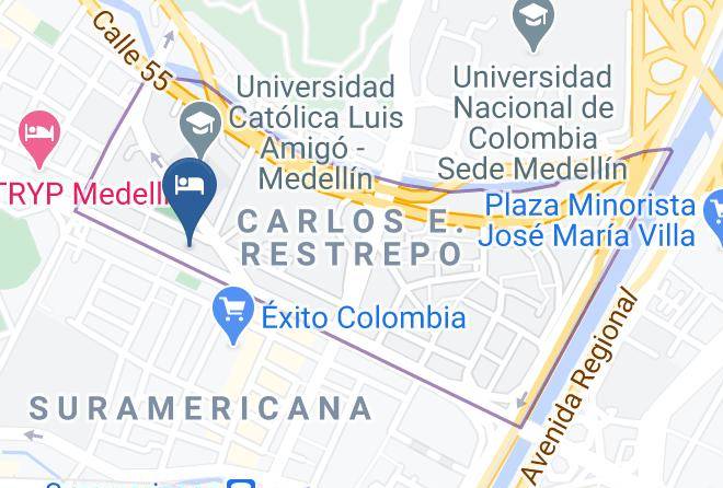 Medellin - Thematic Suites Maps