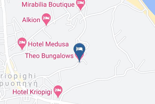 Khalkidhiki - Theo Bungalows Maps