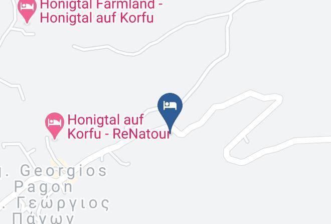 Kerkira - Theo's Hotel Maps