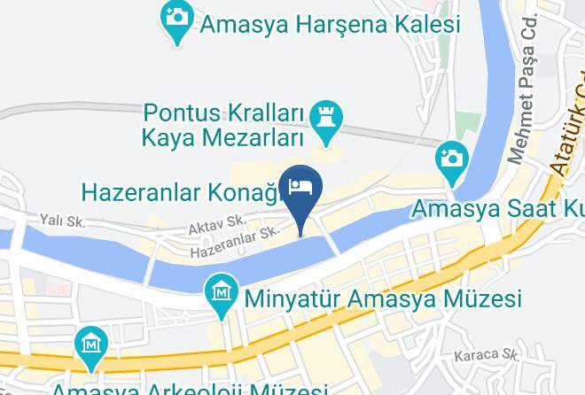 Amasya Hatuniye - Theodore Butik Otel Maps