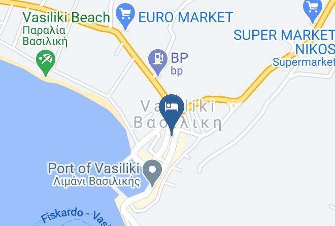 Levkas - Theoni Hotel Maps