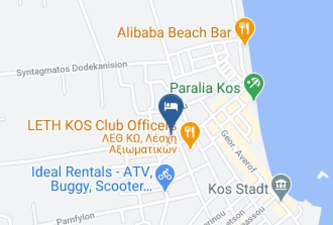 Kos - Theonia Hotel Maps