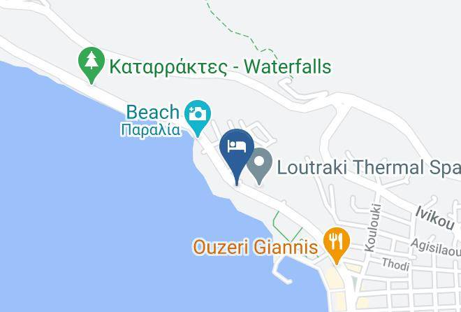 Korinthia - Theoxenia Hotel Loutraki Maps