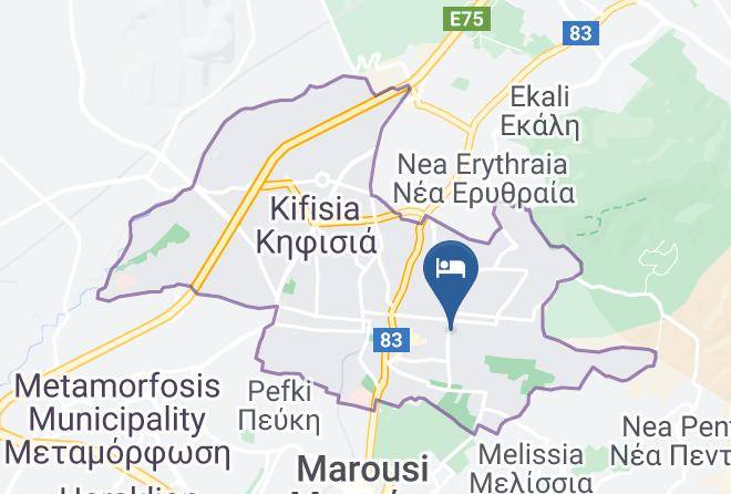 North Athens - Theoxenia House Hotel Maps