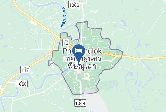 Amphoe Mueang Phitsanulok - Thepnakorn Hotel Maps