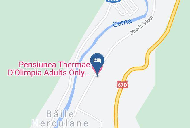 Baile Herculane - Thermae D'olimpia Maps