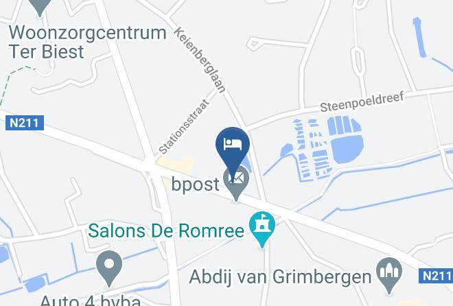 Flemish Brabant - Thermae Hotel Maps