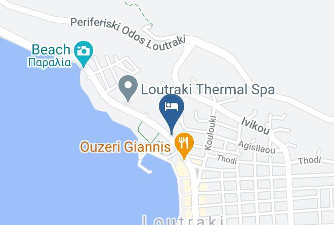 Korinthia - Thermal Springs Maps