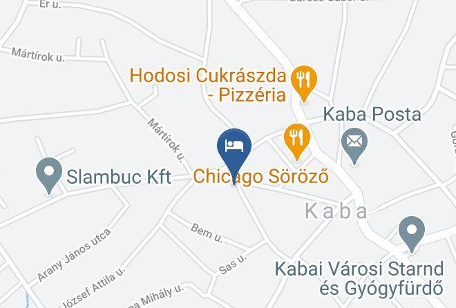 Kaba - Thermalia Vendeghazak Tulipan Maps