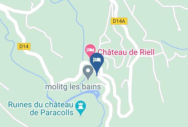Pyrenees Orientales - Thermes De Molitg Les Bains Maps