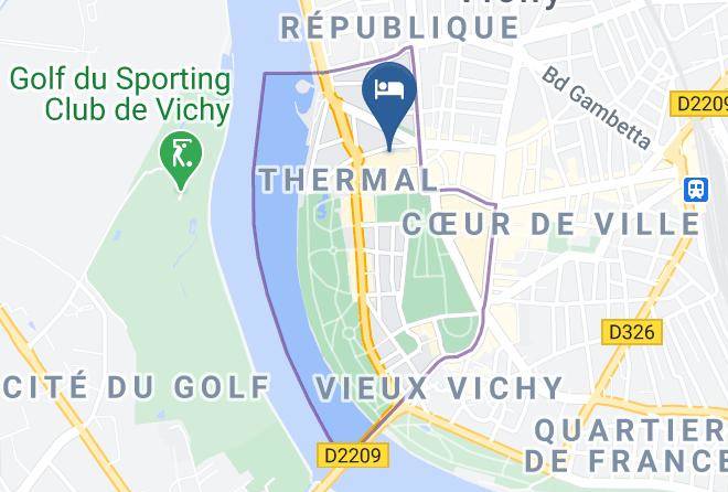 Allier - Thermes De Vichy Maps