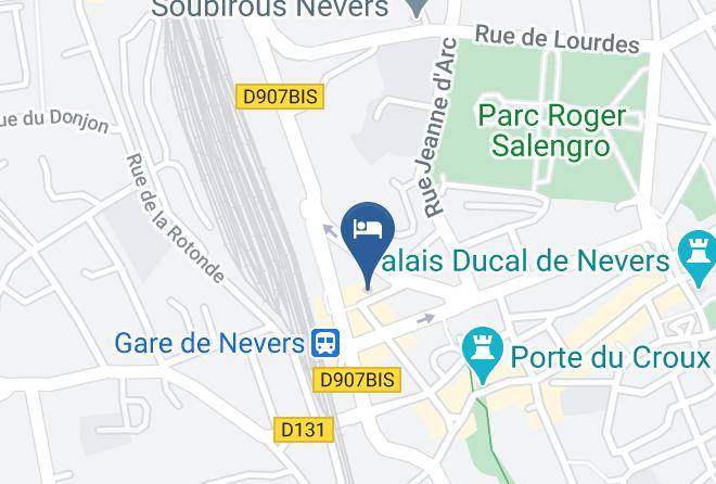 Nievre - Hotel Thermidor Maps