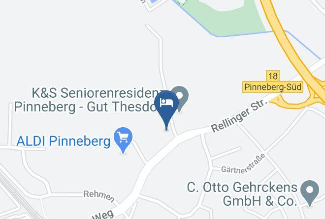 Pinneberg - Thesdorfer Hof Hotel Garni Maps