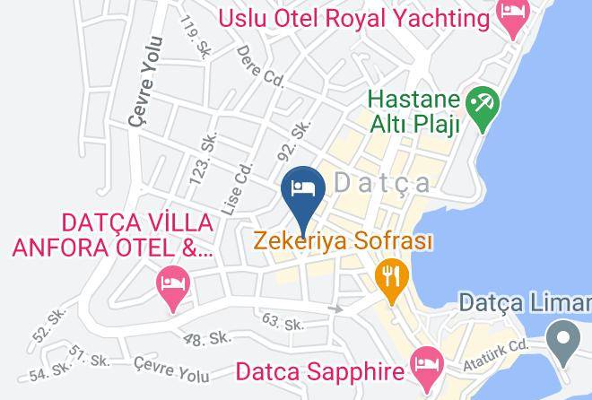 Datca - Thetis Pansiyon Maps