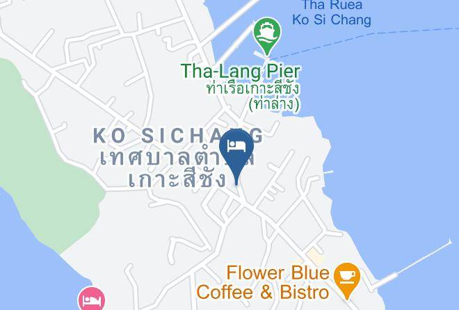 Ko Sichang District - Thewphai Resort Maps