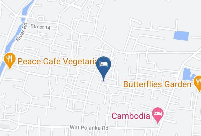 Thidarath Apartment Karte - Siem Reap - Siem Reab Town
