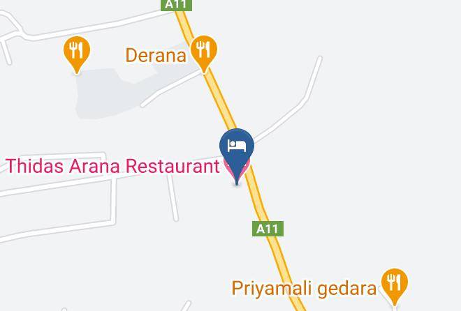 Anuradhapura - Thidas Arana Restaurant Maps