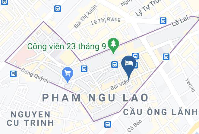 Phm Ngu Lao Street - Thien Tu Hotel Aka Blessings Maps