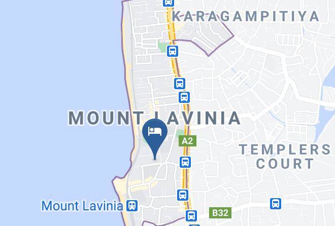 Colombo - Thilanka Beach Resort Maps