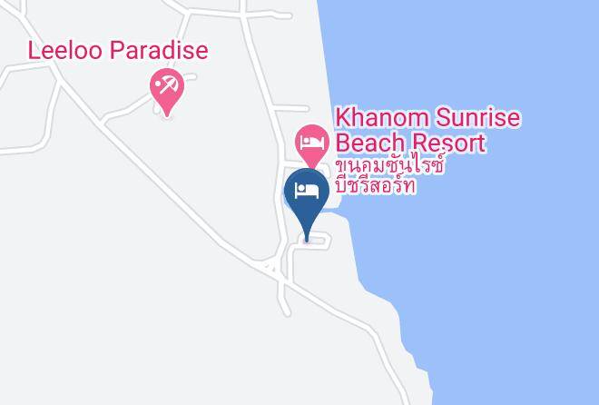 Amphoe Khanom - Thip Montri Resort Maps