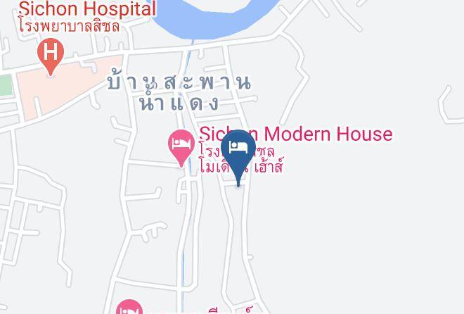 Amphoe Sichon - Thipburi Riverside Hotel Maps