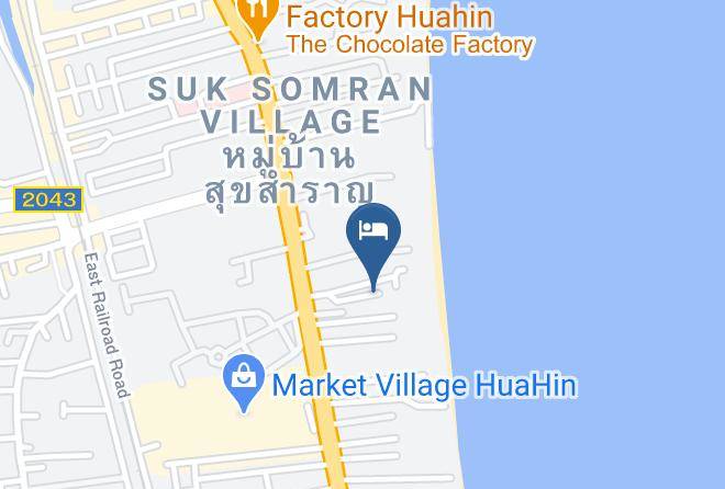 Amphoe Hua Hin - Thipurai Beach Hotel Maps