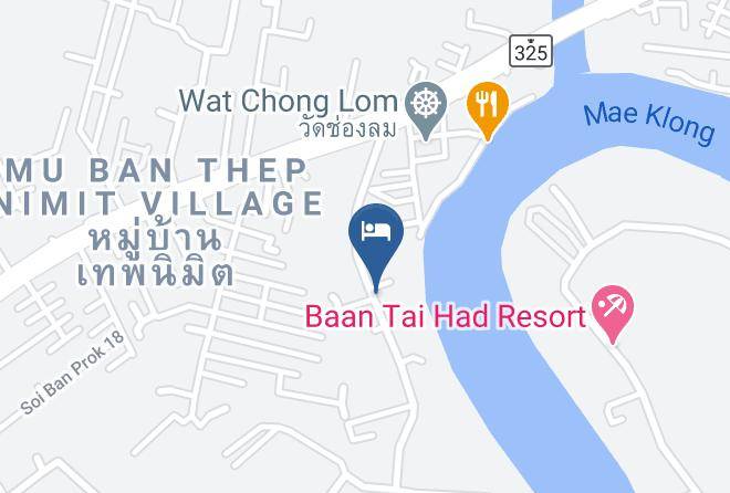 Amphoe Mueang Samut Songkhram - Thipwimarn Resort Maps