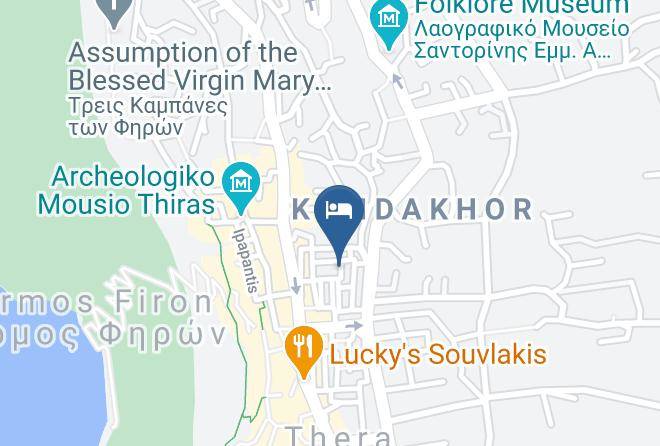 Thira - Thira Gold Suites Maps
