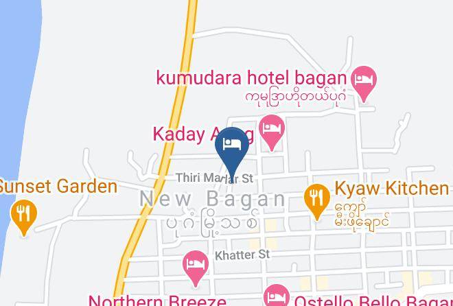 Nyaung U - Thiri Marlar Hotel Maps