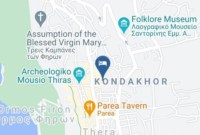 Thira - Thiro Santorini Maps