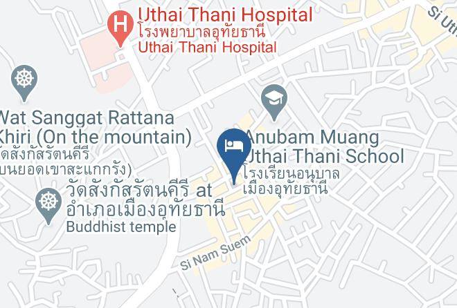 Amphoe Mueang Uthai Thani - This Evening At Uthai Maps