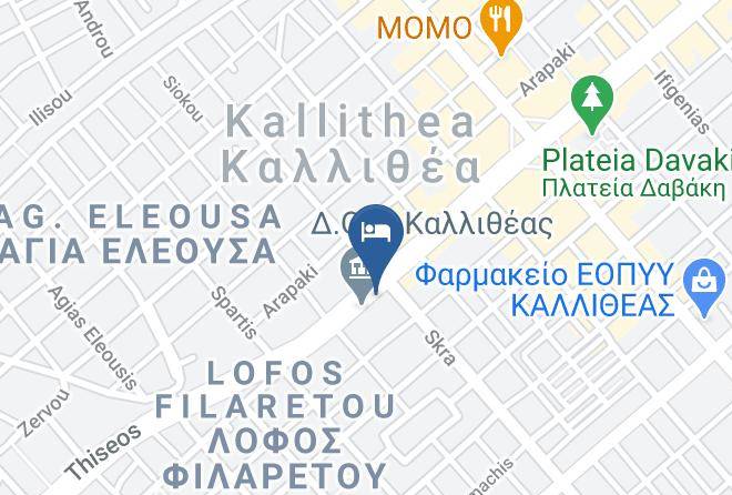 South Athens - Thisean Modern Suites By Athens Stay Maps