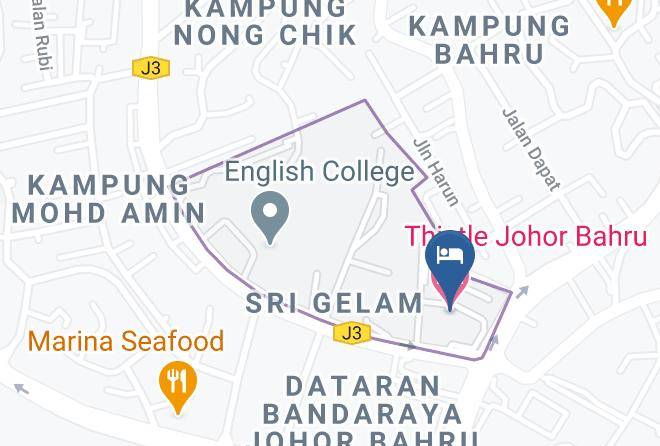 Johor Bahru - Thistle Johor Bahru Maps