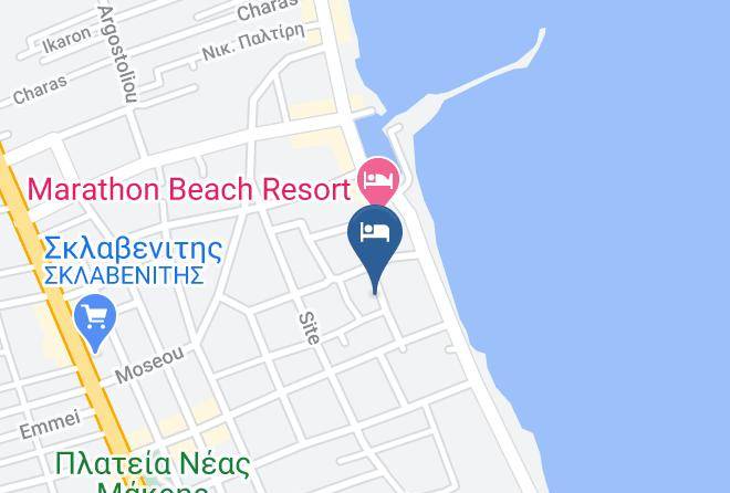 East Attica - Thomas Beach Hotel Maps