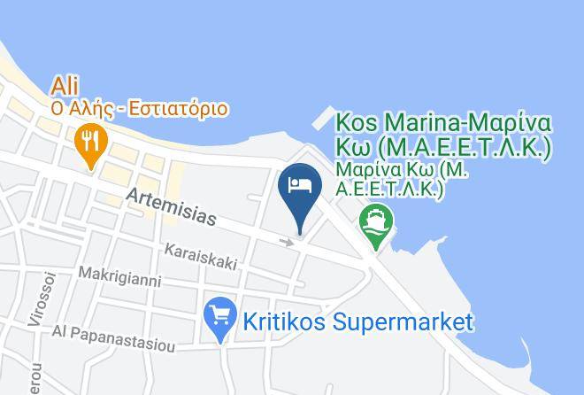 Kos - Thomas Hotel Maps