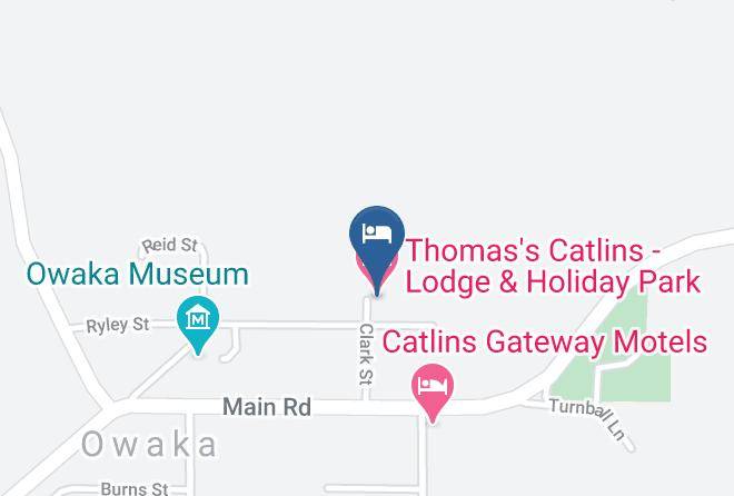 Clutha - Thomas's Catlins Lodge & Holiday Park Maps