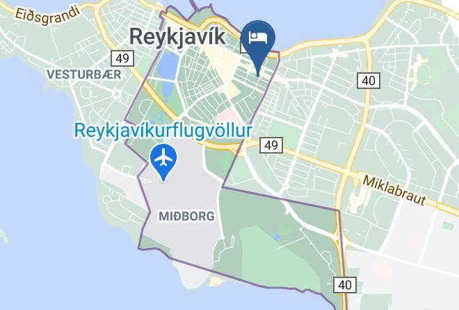 Reykjavik - Thomsen Residence Suites Iceland Maps