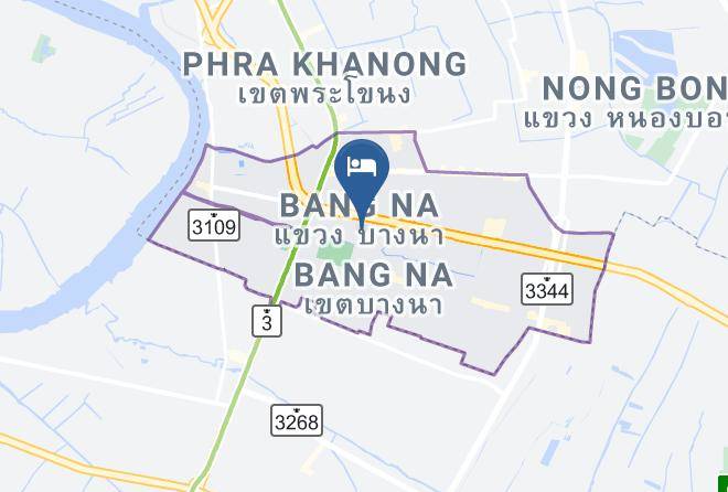 Bang Na District - Thomson Hotels Residences Bangna Bangkok Maps