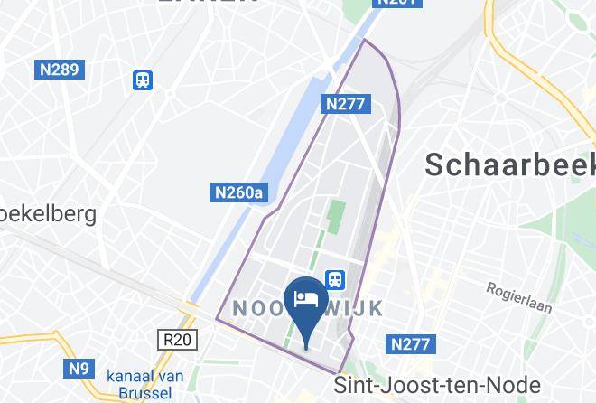 Thon Hotel Brussel Stadscentrum Map