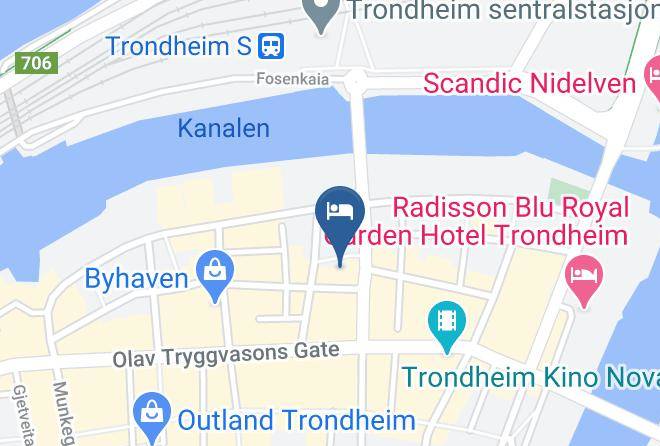 Trondheim - Thon Hotel Nidaros Maps