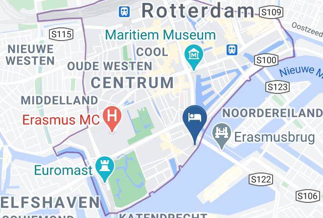 Thon Hotel Rotterdam Map