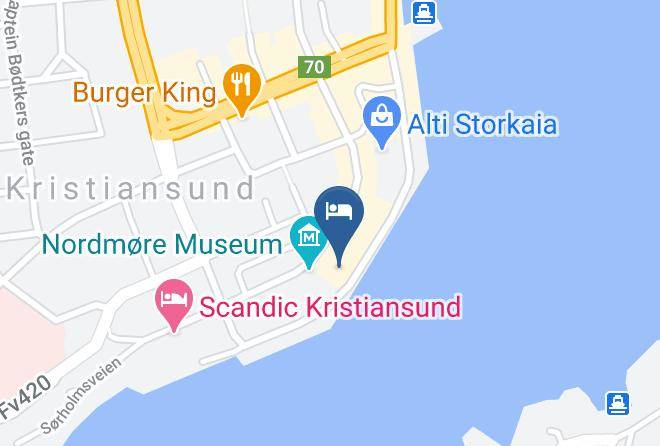 Kristiansund - Thon Hotels Storgata Maps