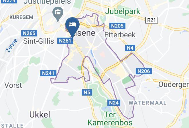 Brussels - Thon Residence Florence Maps