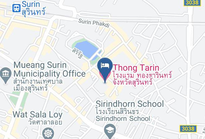 Amphoe Mueang Surin - Thong Tarin Hotel Maps
