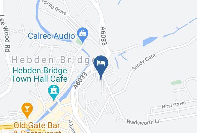 Calderdale - Thorncliffe Bed And Breakfast Maps
