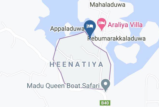 Galle - Thotupola River Park Maps