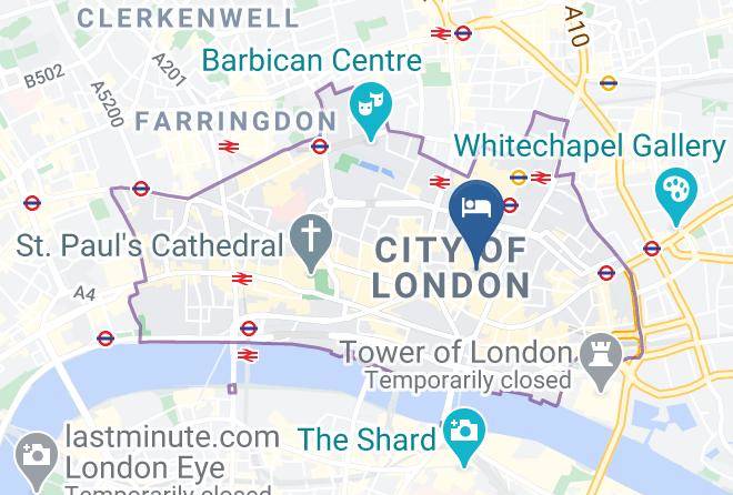 London - Threadneedles Autograph Collection Maps