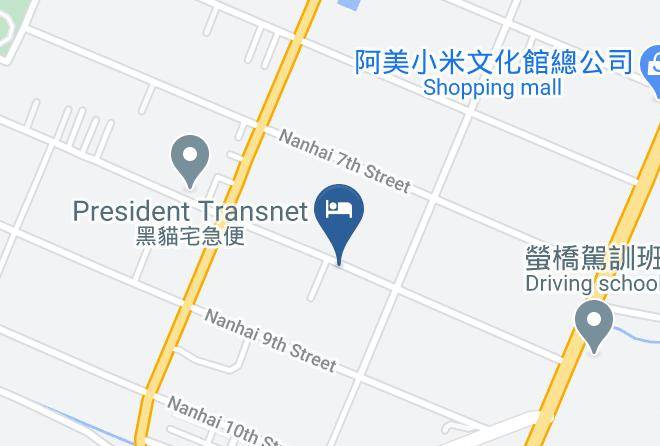 Three B&b Mapa - Taiwan - Hualiennty